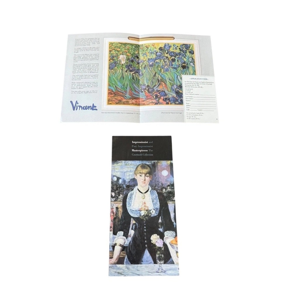 1987 Courtauld Collection Exhibition Brochure Renoir Manet Degas Van Gogh